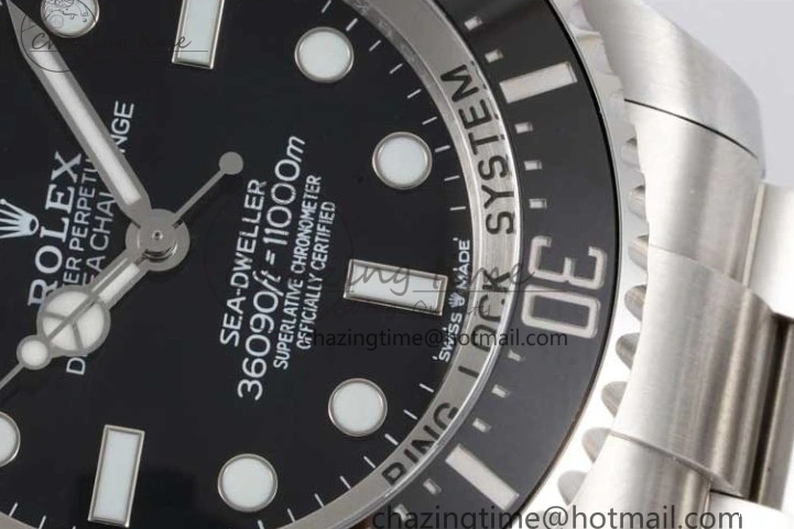 MiroTime 0505 ComfortFit Sea-Dweller 126660 No Date APF Best Edition Black Dial on SS Bracelet VR 2031